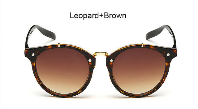 Women Vintage Round Sunglasses New Fashion Female Retro Sun Glasses