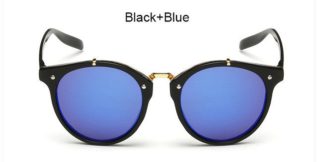 Women Vintage Round Sunglasses New Fashion Female Retro Sun Glasses