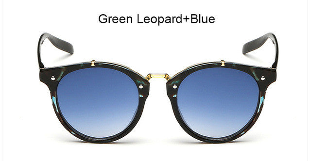 Women Vintage Round Sunglasses New Fashion Female Retro Sun Glasses