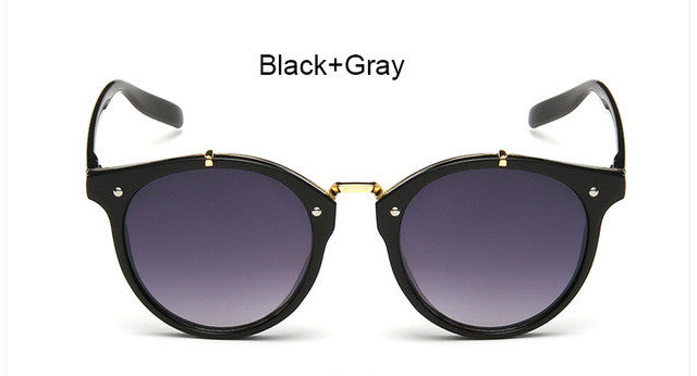 Women Vintage Round Sunglasses New Fashion Female Retro Sun Glasses