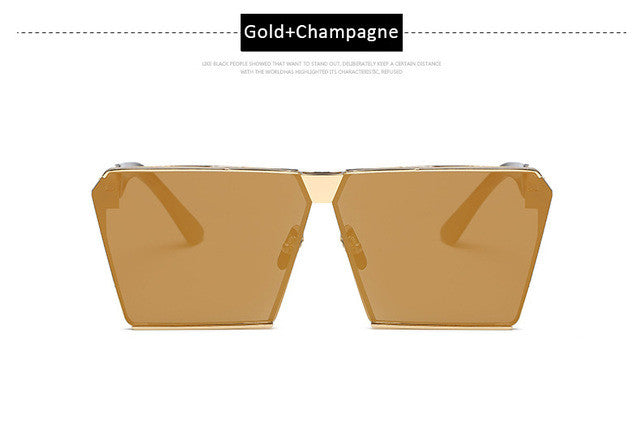 New fashion Steampunk Square Sunglasses