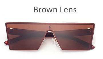 New Rimless Sunglasses Fashion Italy Brand Catwalk