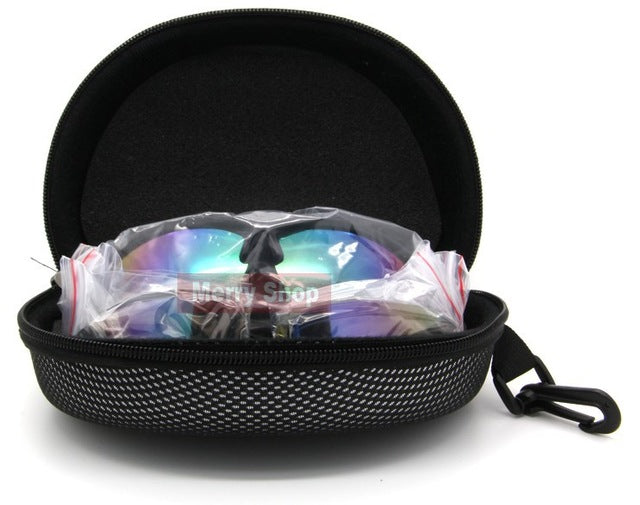 MERRY'S Men Sunglasses Road Glasses Mountain Protection Goggles Eyewear 5 Lens