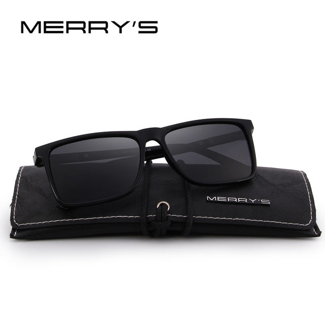 MERRY'S DESIGN Men Polarized Rectangle Sunglasses 100% UV Protection S'8296