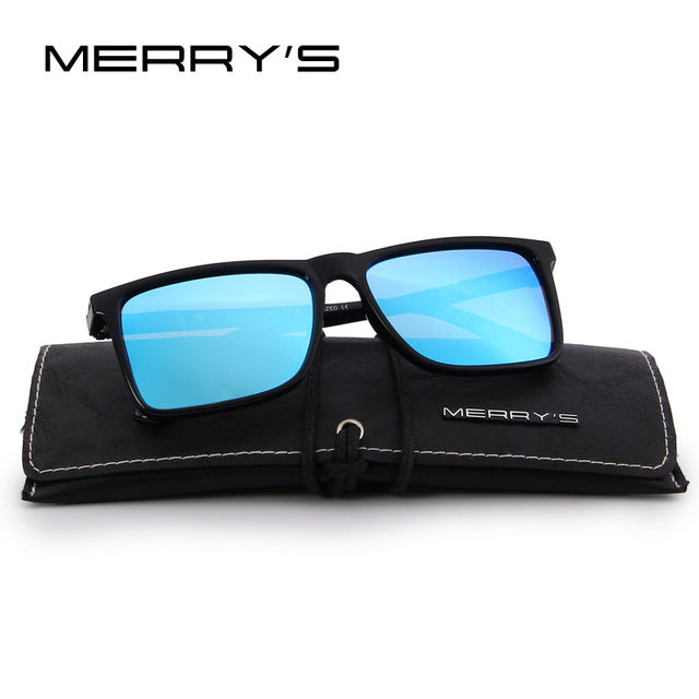 MERRY'S DESIGN Men Polarized Rectangle Sunglasses 100% UV Protection S'8296
