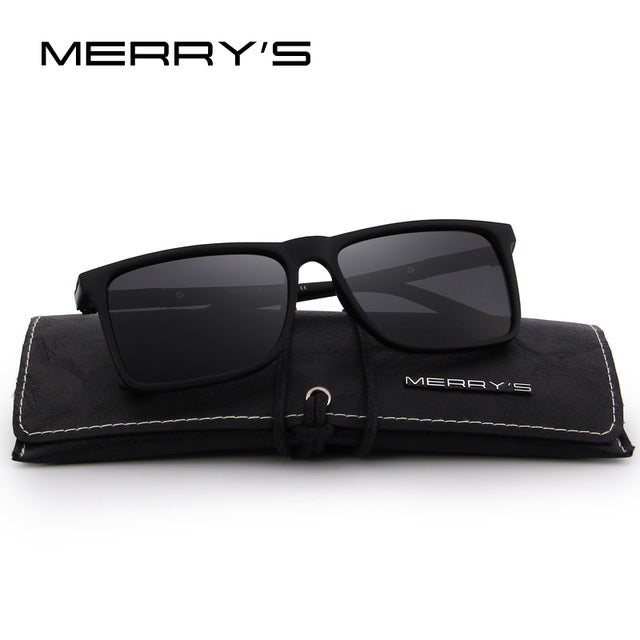 MERRY'S DESIGN Men Polarized Rectangle Sunglasses 100% UV Protection S'8296