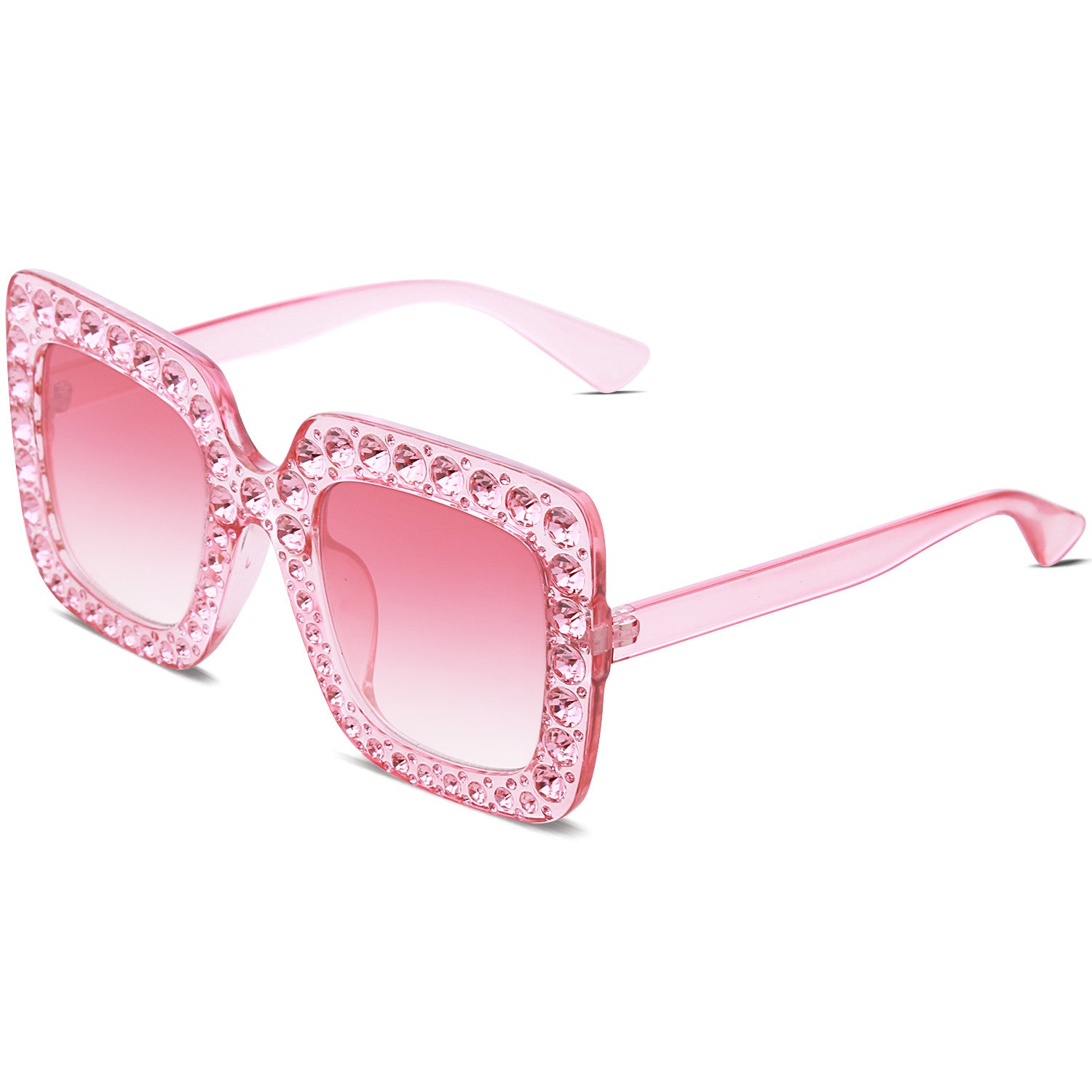 Crystal Oversized Square Brand Designer Sunglasses for Women SJ2053