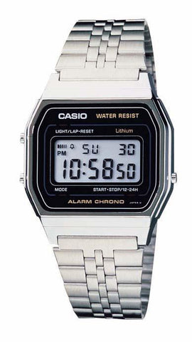 Casio Mens Classic Stainless Steel Digital Watch