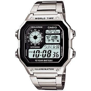 Casio Mens World Time Multifunction Watch