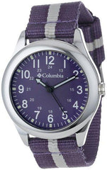 Columbia Unisex CA016510 Field Fox Silver-Tone Watch with Nylon Band