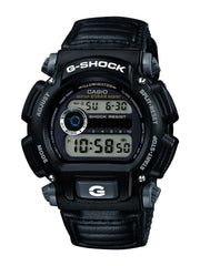 Casio Mens G-Shock Digital Quartz Canvas Strap Grey Watch