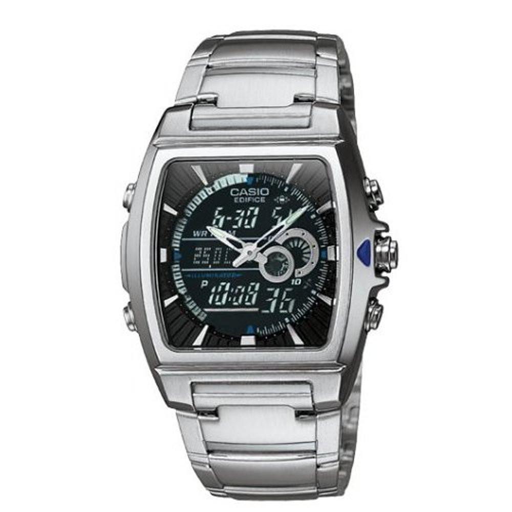 Casio Mens Ana-Digi Edifice Thermometer Bracelet Watch