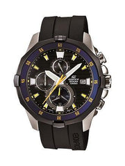 Casio Men's Edifice Black Stainless Steel Watch