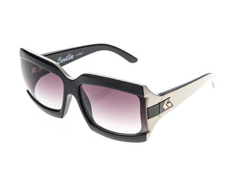 Gatorz Emilia Black Camel Frame Brown Fade Lens Sunglasses