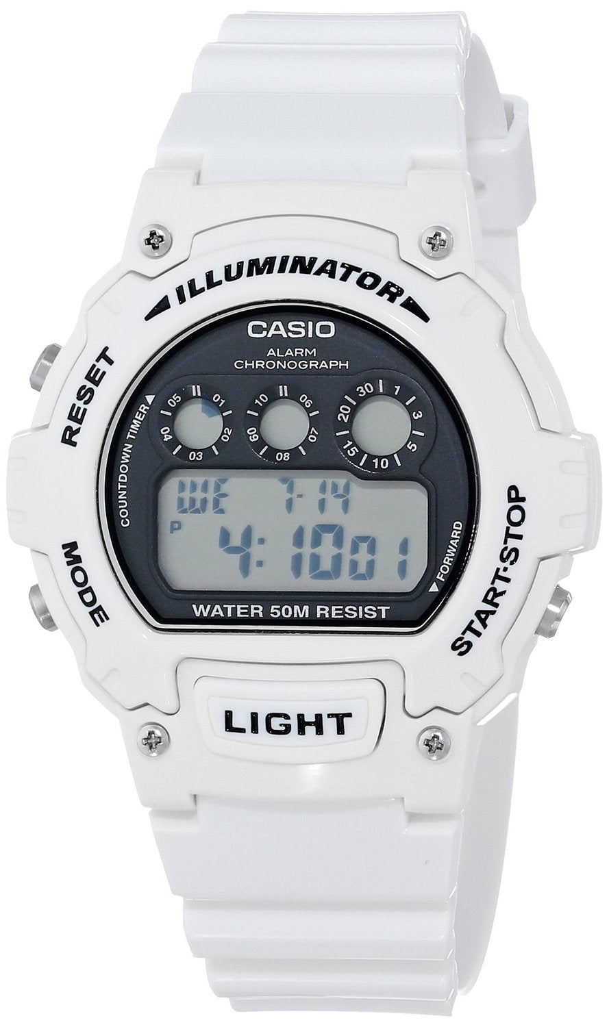 Casio Glossy White Digital Watch
