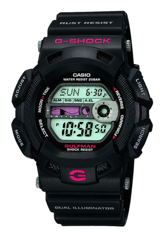 Casio Men's G9100-1 G-Shock Gulfman Tide and Moon Watch