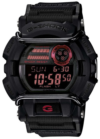 Casio G-Shock GD400-1CR Classic Digital Black/Red Watch w/ Protector GD400-1