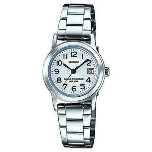 Casio Womens Easy-To-Read Solar Stainless Steel Watch