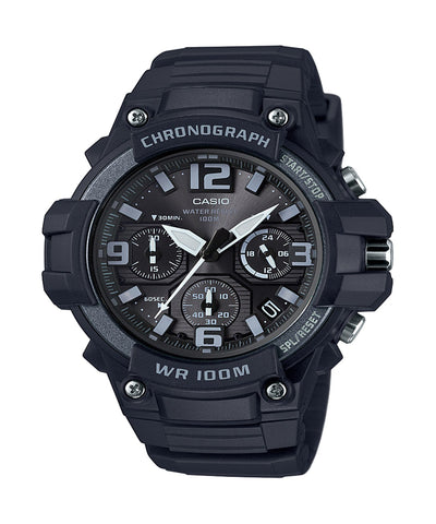 Casio  Heavy Duty Design Watch with Black Silicone Band Watch