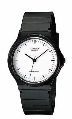 Casio Mens Casual Watch With Black Resin Band