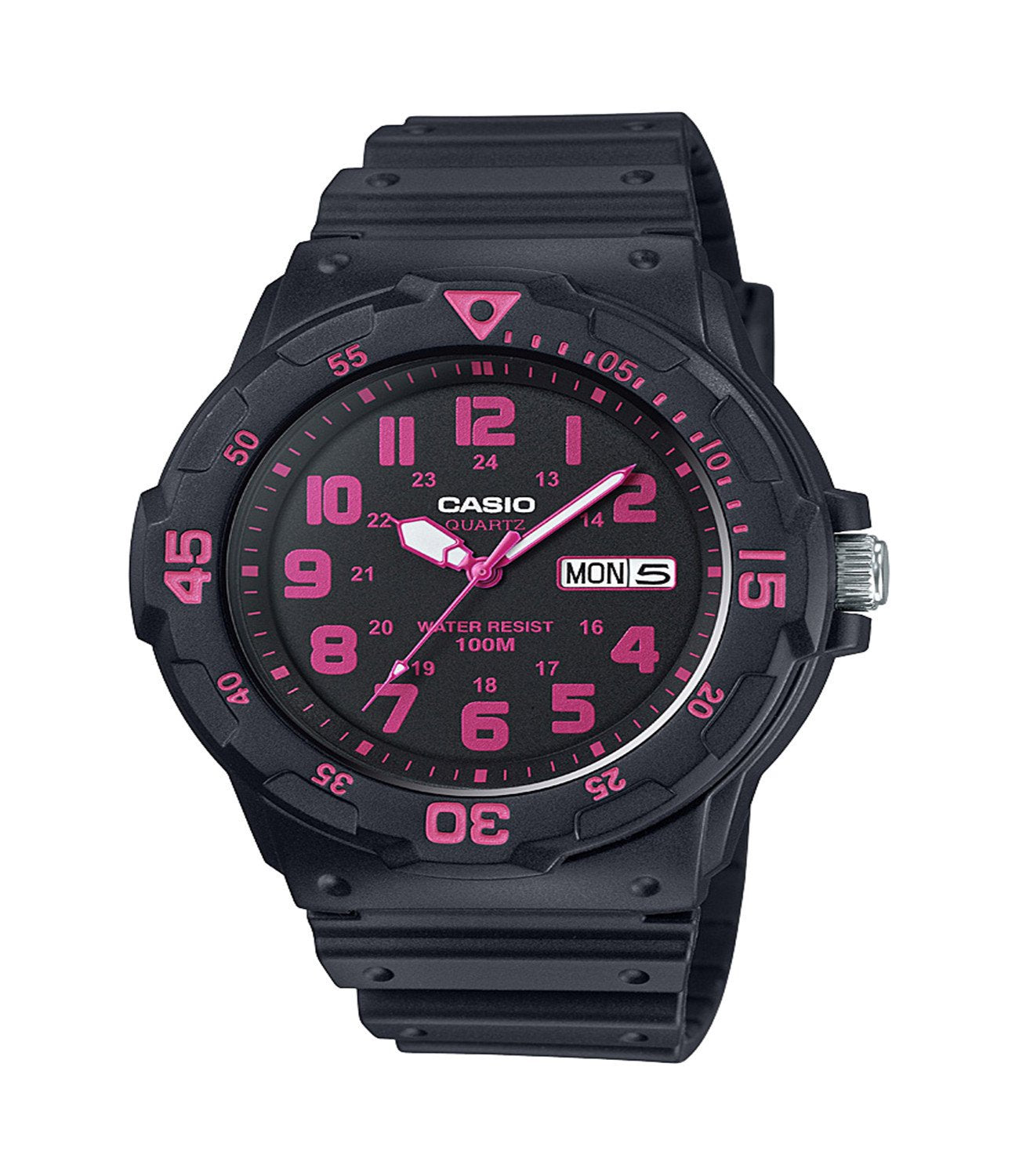 Casio Womens Dive Style Watch Pink