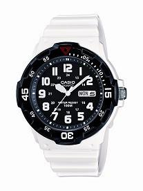 Casio Mens  White Resin Dive Watch