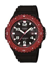Casio Men's MRW-S300H-4BVCF Tough Solar Watch With Black Resin Band
