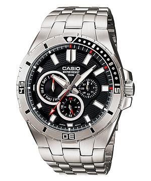 Casio Mens Stainless Steel Dive Watch