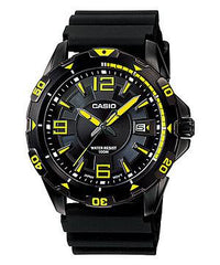 Casio Mens Analog Resin Band Watch