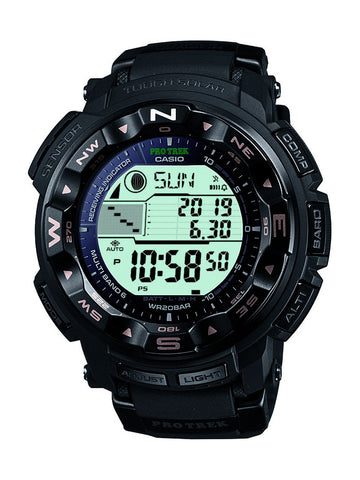 Casio Men's PRW-2500R-1CR Pro Trek Tough Solar Digital Sport Watch