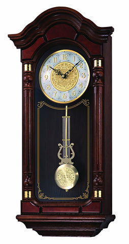 Seiko Wall Clock Goldtone Dial Oranmental