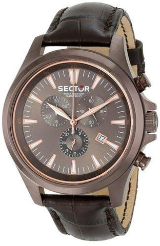 Sector Mens Contemporary 290 Analog Display Quartz Brown Watch