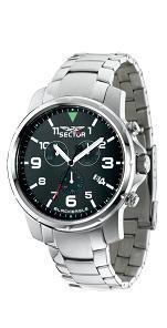 Sector Mens Black Eagle Stainless Steel Watch