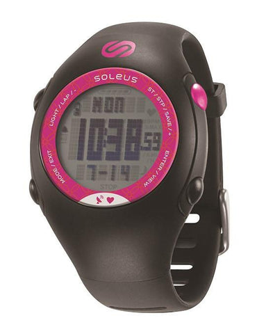 Soleus GPS Mini HRM Blk/Pink  Watch