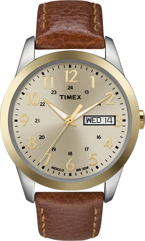 Timex Mens Two Tone Casual Dress Watch