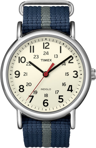 Timex Mens Blue Grey Weekender Casual Watch