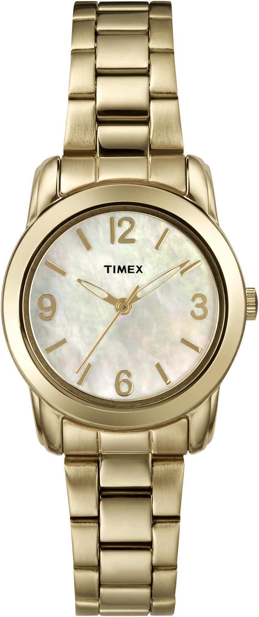 Timex Womens Elevated Classics Gold Tone Dress Watch