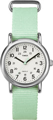 Timex Womens Green Strap Weekender Watch