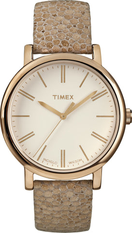 Timex Womens Originals Brown Pattern Easy Read Watch