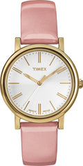 Timex Womens Originals Pink Leather Strap Watch