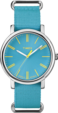 Timex Unisex Blue Weekender Easy Read Watch