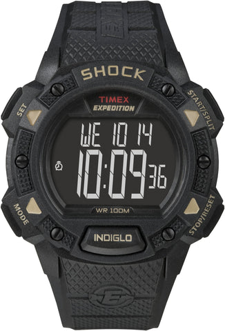 Timex Mens Expedition Rugged Black Sport Watch