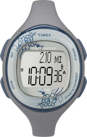 Timex Womens Silicone Health Tracker Midsize Sports Watch