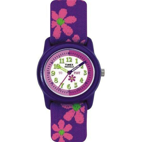 Timex Youth Time Teacher With Flowers Watch