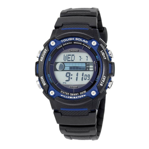 Casio Mens Sport Watch with Black Resin Band