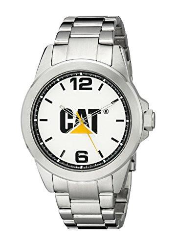 CAT WATCHES Men's YS14011232 Icon Analog Display Quartz Silver Watch