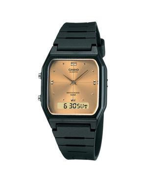 Casio Mens Gold Casual Classic Ana-Digi Timekeeping Watch