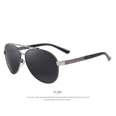MERRY'S Men Classic Aviation Sunglasses HD Polarized Luxury Brand Design