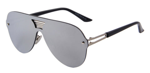 MERRY'S Fashion Men Summer Mirror Sunglasses Women Brand Design Big Frame Integrated Eyewear Sunglasses Oculos de sol UV400