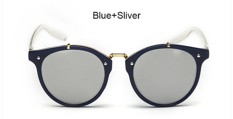 Women Vintage Round Sunglasses New Fashion Female Retro Sun Glasses
